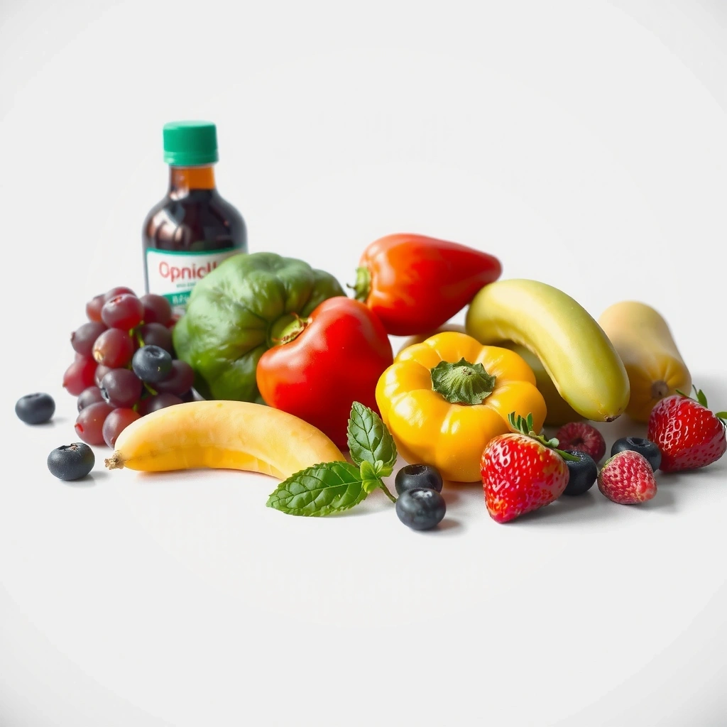 Hintergrundbild frische Lebensmittel